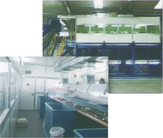 Platform Pemilahan Manual untuk Jalur Pembuangan Sampah